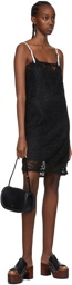 JW Anderson Black Polyester Mini Dress