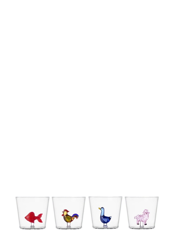 Photo: Ichendorf Milano Set Of Four Animal Far Tumbler Glasses