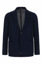Circolo 1901 Navy Blue Cotton Blazer