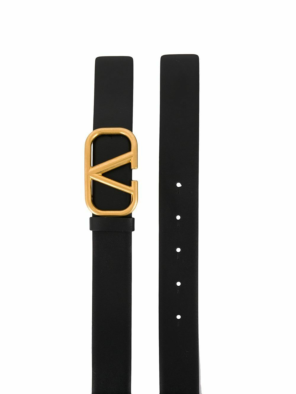 VALENTINO GARAVANI - Vlogo Signature Leather Belt Valentino Garavani