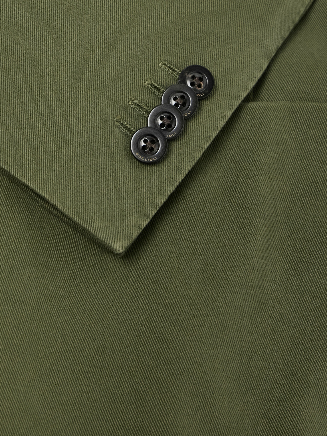 Boglioli - Stretch Cotton-Twill Suit Jacket - Green