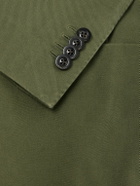 Boglioli - Stretch Cotton-Twill Suit Jacket - Green