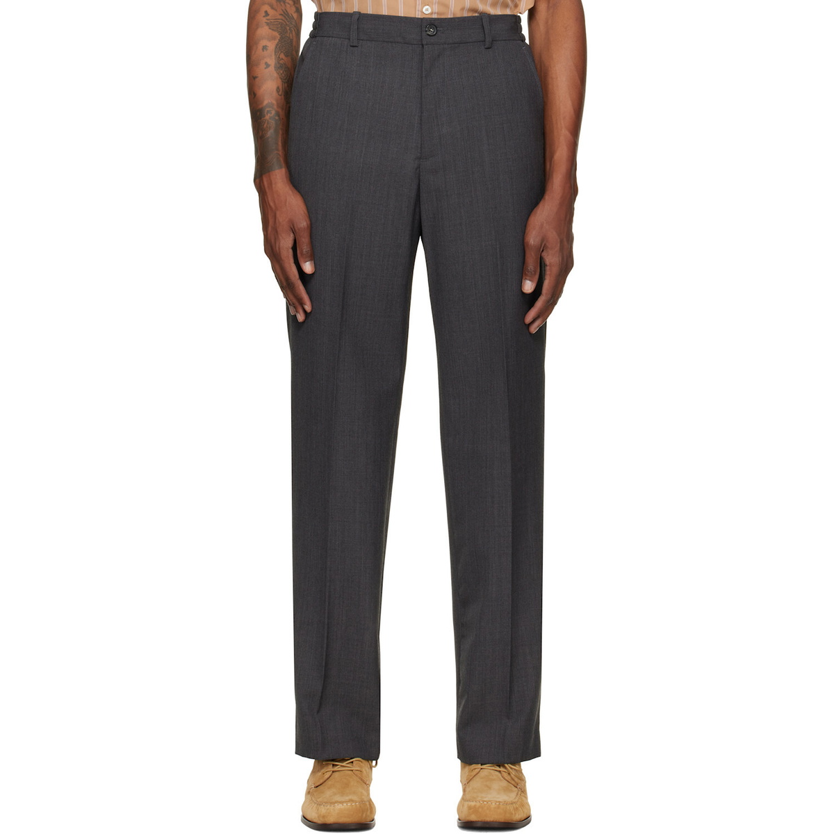 A.P.C. Gray Dylan Trousers