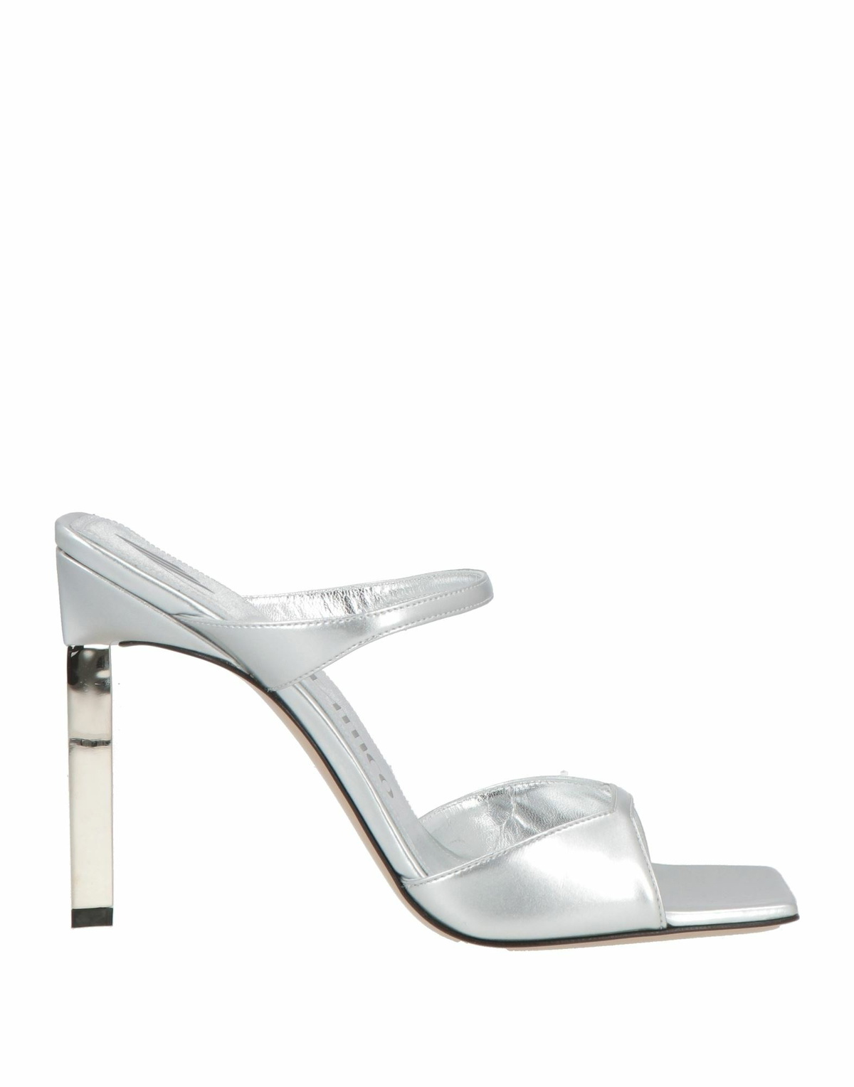 The Attico Womens Sandals in Silver