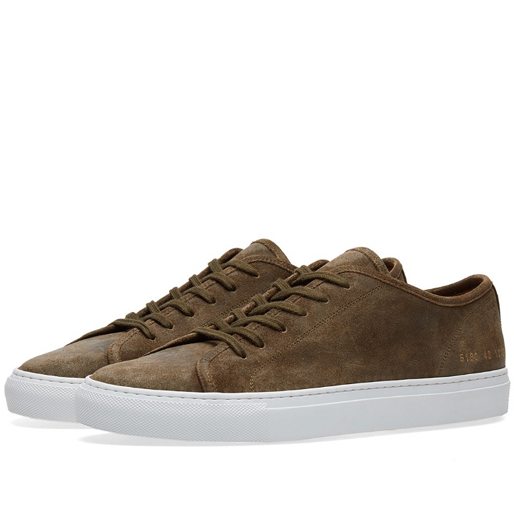 Photo: Common Projects Tournament Low Waxed Suede