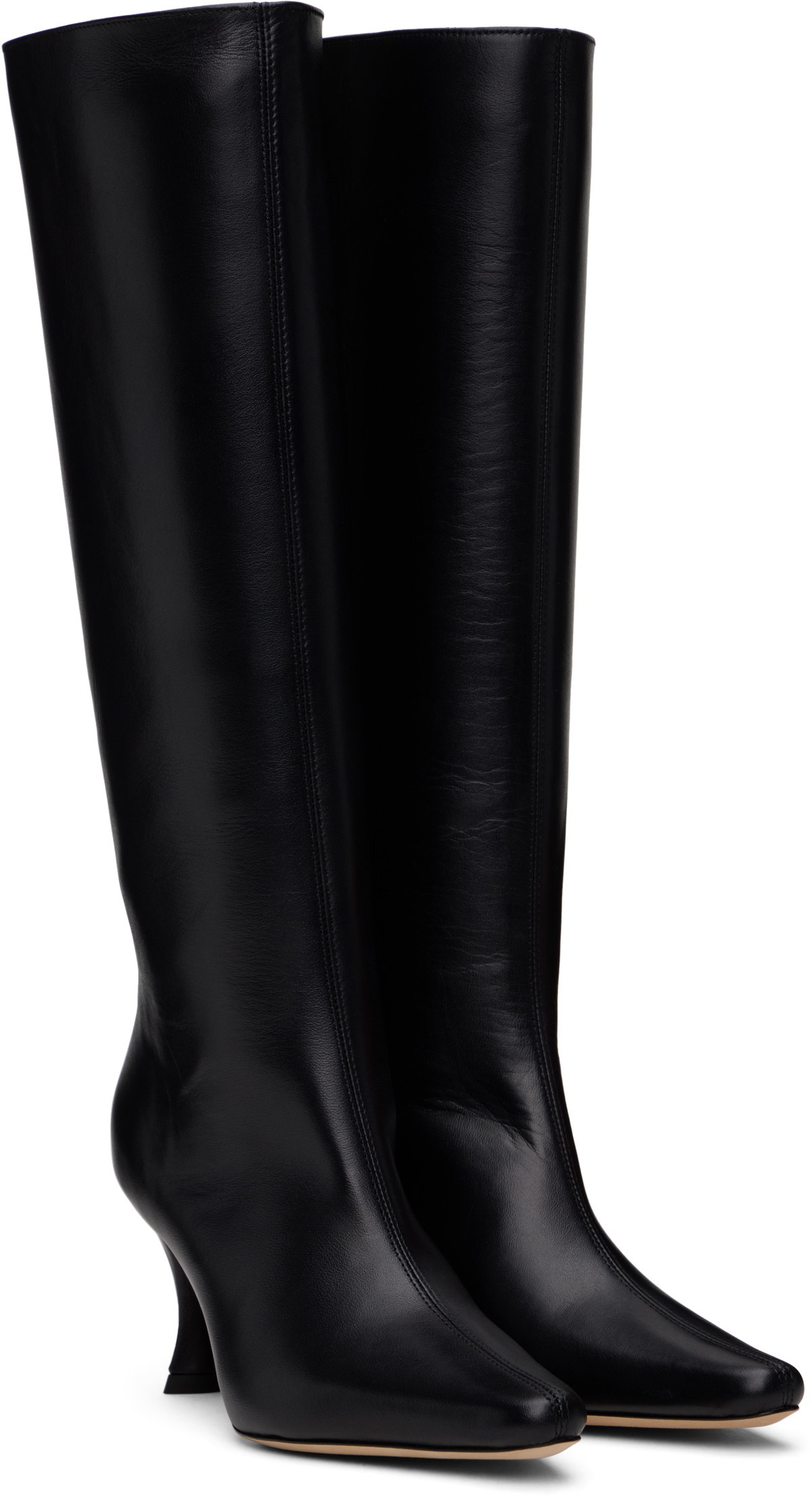 BY FAR Black Stevie 42 Tall Boots
