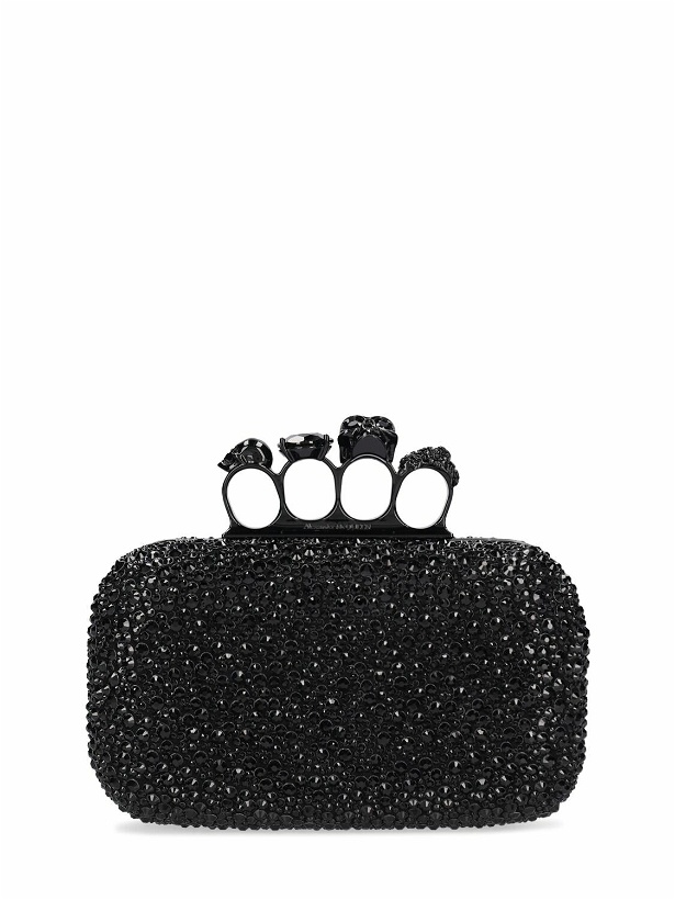 Photo: ALEXANDER MCQUEEN - Skull Embellished Four Ring Clutch