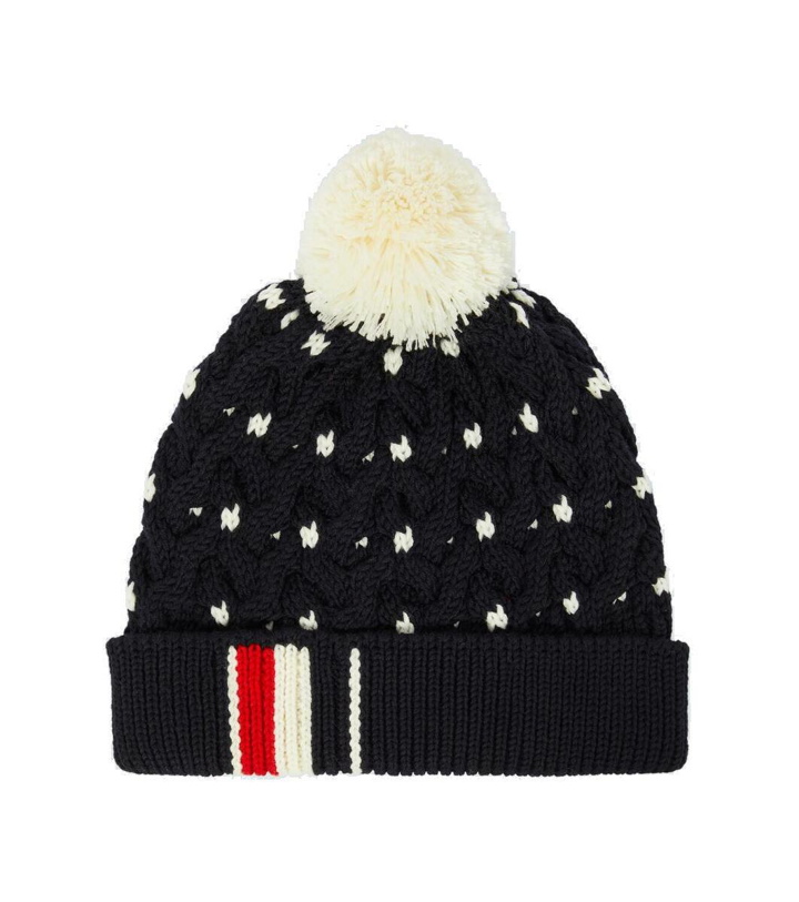 Photo: Thom Browne Intarsia cable-knit wool beanie