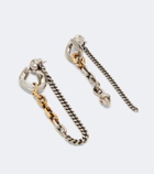 McQueen Dual Chain earrings