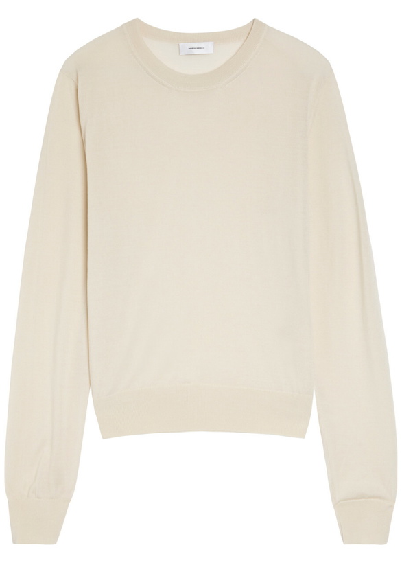 Photo: Wardrobe.nyc Wool Jumper Off White