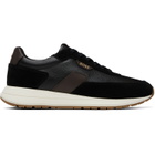 BOSS Black Leather Sneakers