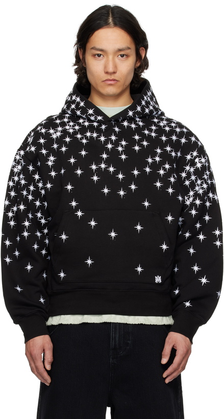 Photo: AMIRI Black Starburst Crystal Hoodie