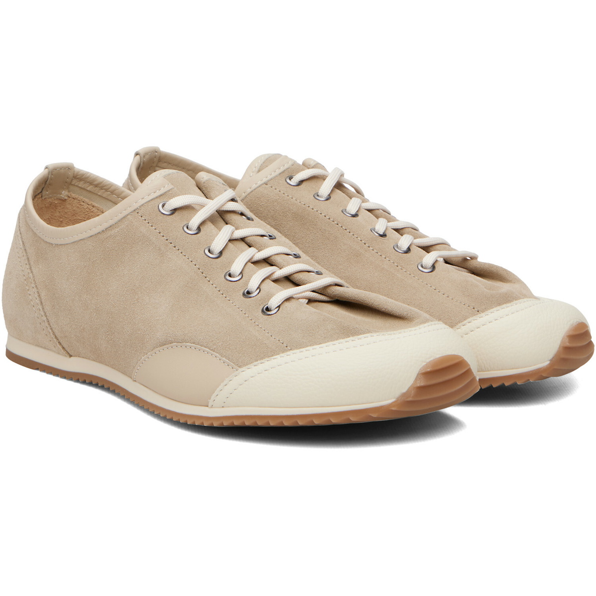 LEMAIRE Beige Gummy Grips Sneakers