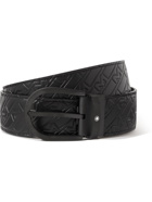 Montblanc - 4.5cm Logo-Embossed Leather Belt