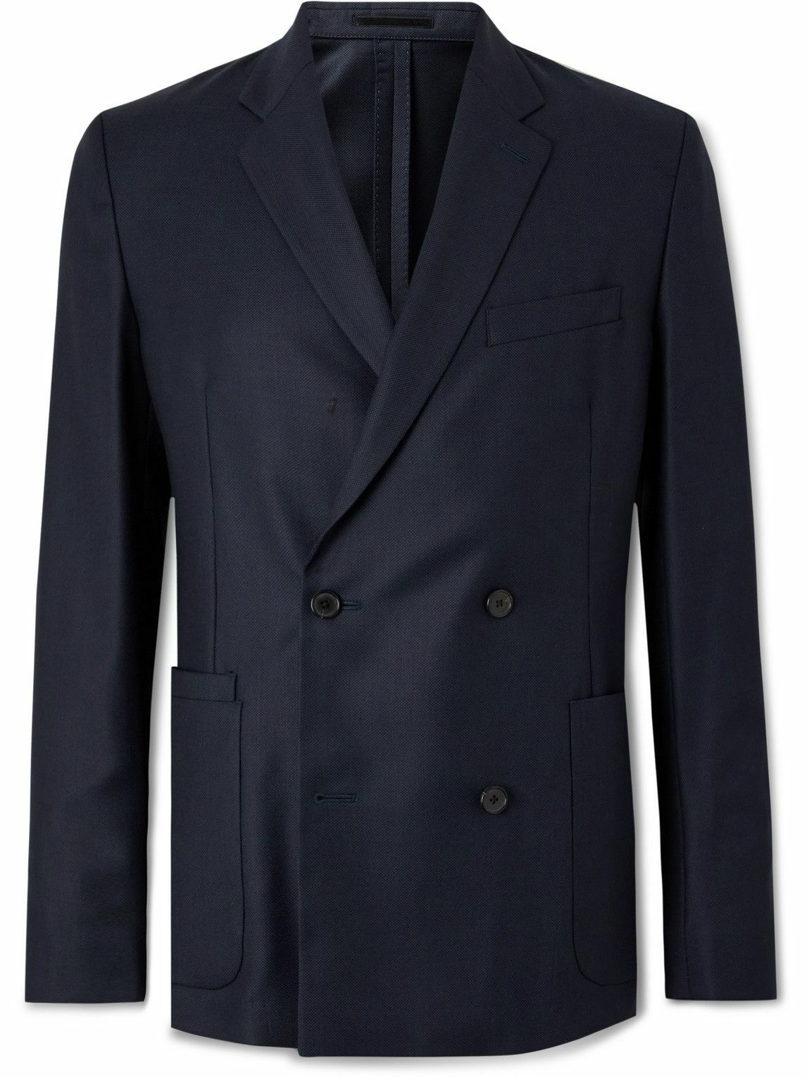 Paul Smith notched-lapel double-breasted blazer - Black