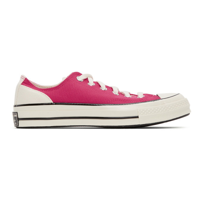 Photo: Converse Pink Psychedelic Hoops Chuck 70 OX Sneakers