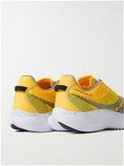 Saucony - Kinvara 14 Rubber-Trimmed Mesh Running Sneakers - Yellow