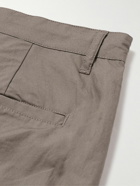 John Elliott - Studio Tapered Pleated Cotton Drawstring Trousers - Neutrals