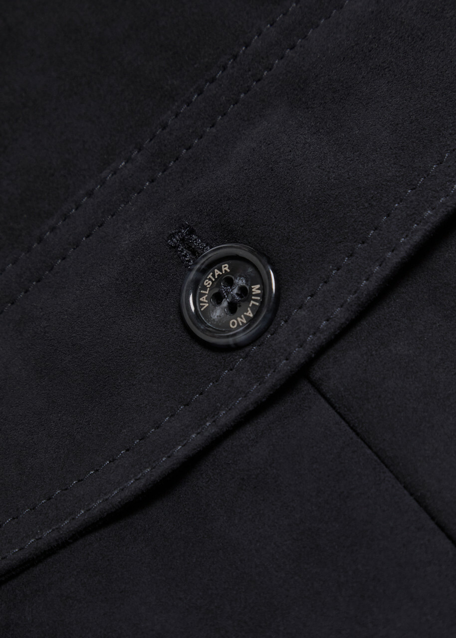 Valstar Valstarino Suede Jacket Dark Blue