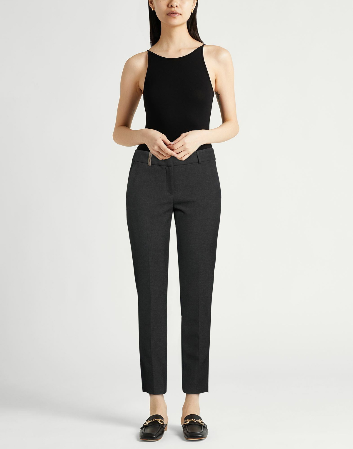 Peserico Womens Pants Charcoal