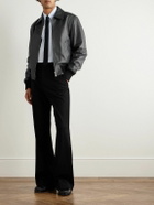 AMI PARIS - Leather Jacket - Black