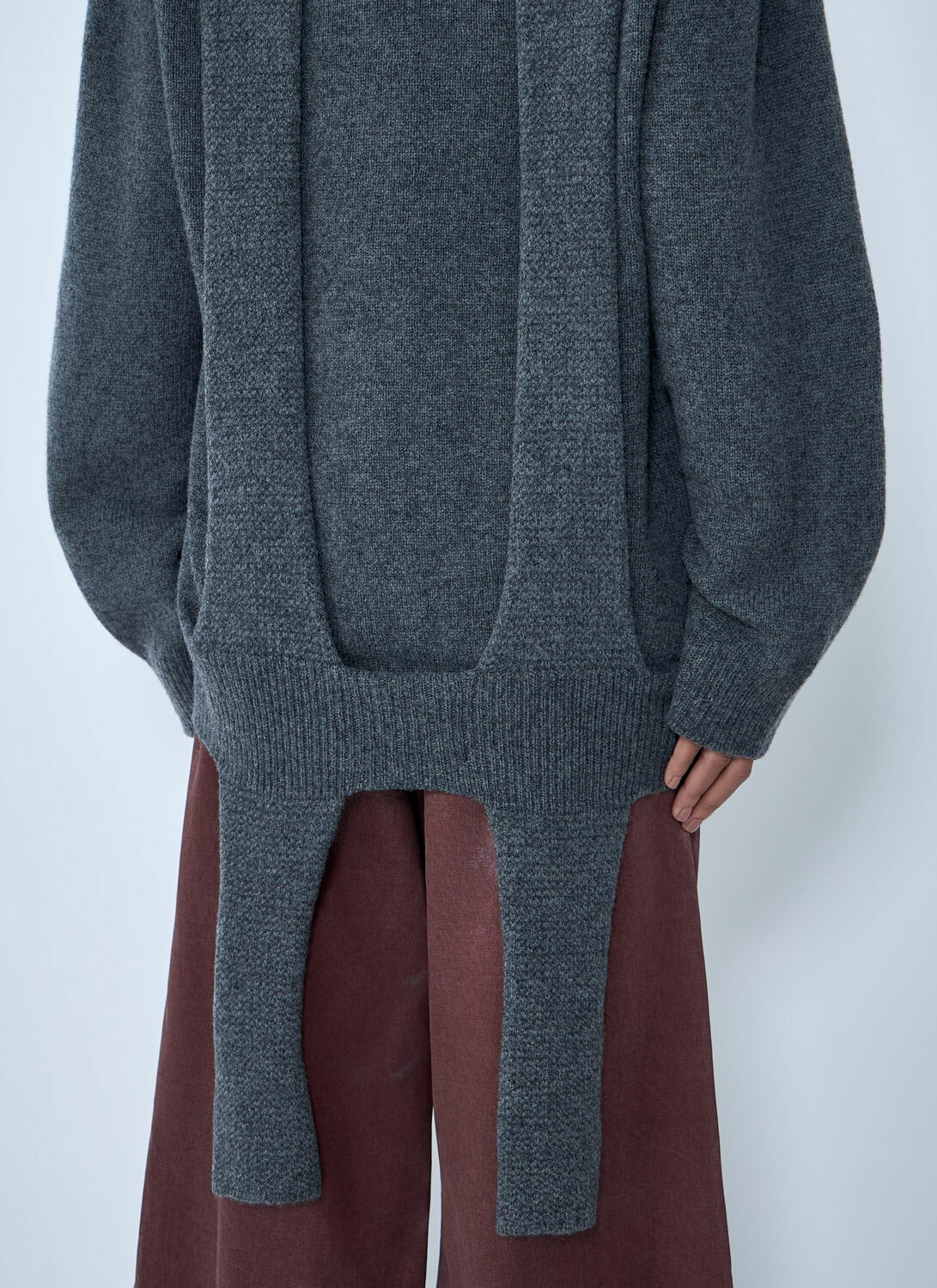 Issey Miyake Oversized Knit Sweater