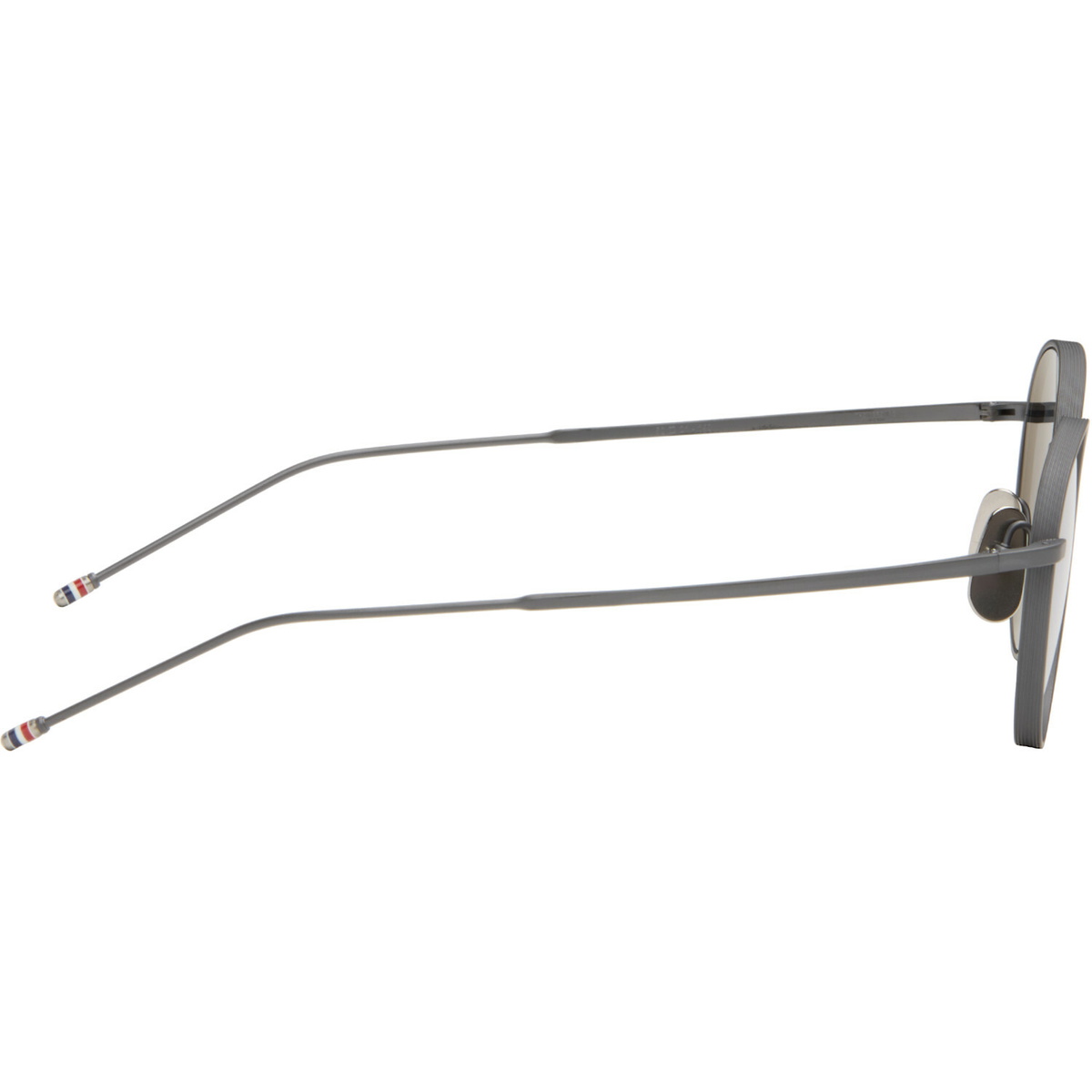 Thom Browne Gray Titanium Round Sunglasses