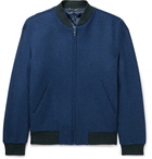 Richard James - Brushed-Wool Bomber Jacket - Blue