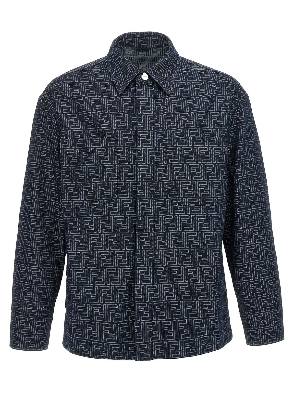 Fendi - Textured Mohair-Blend Bomber Jacket - Blue Fendi