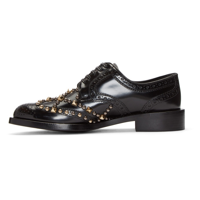 Dolce & Gabbana Black Leather Oxfords And Derbies
