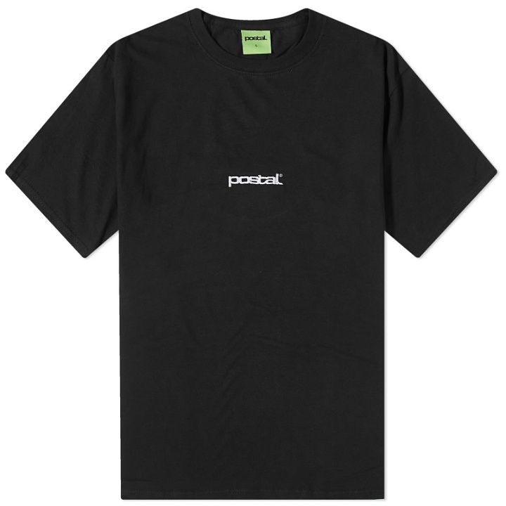 Photo: POSTAL Men's Mini Logo T-Shirt in Black