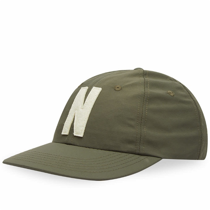 Photo: Norse Projects Men's Logo Sports Cap in Ivy Green