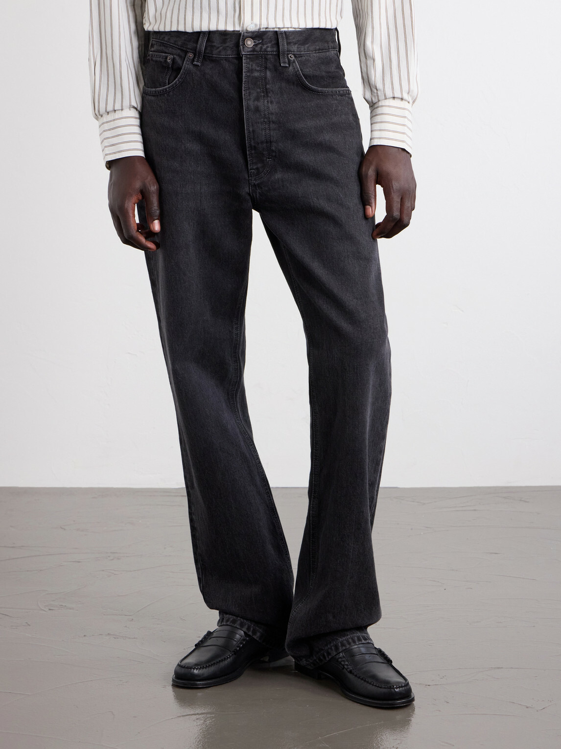 Jeanerica - Vega Straight-Leg Cotton Jeans - Black