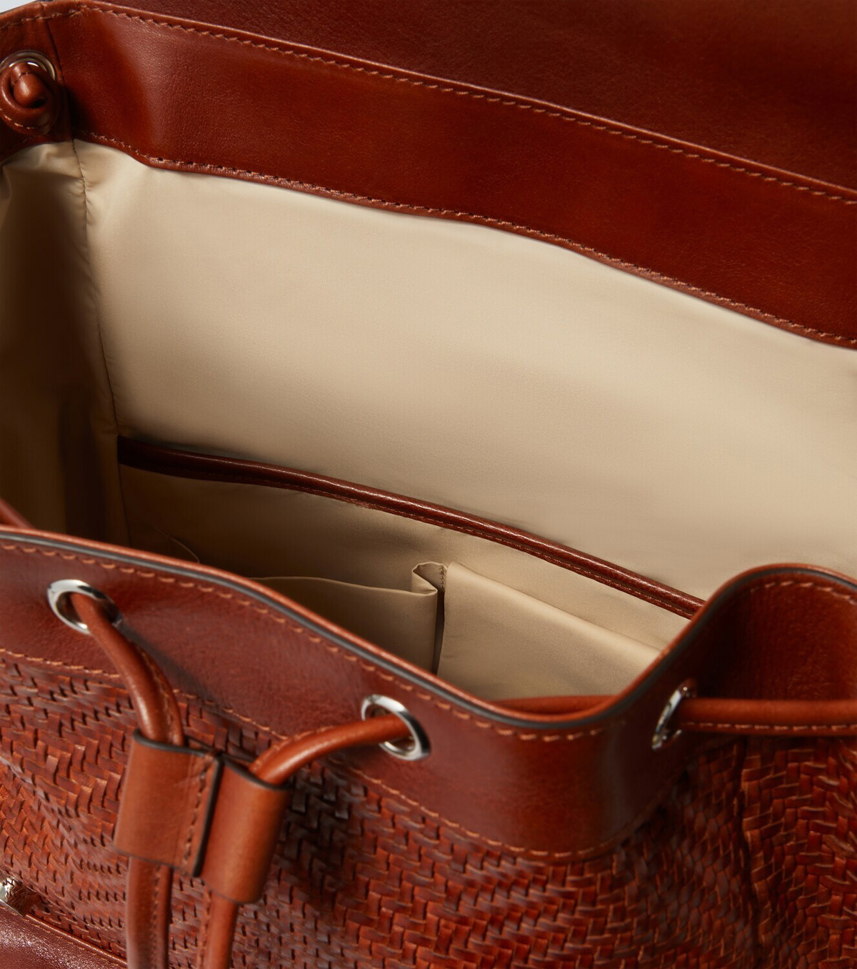 Brunello Cucinelli City leather backpack