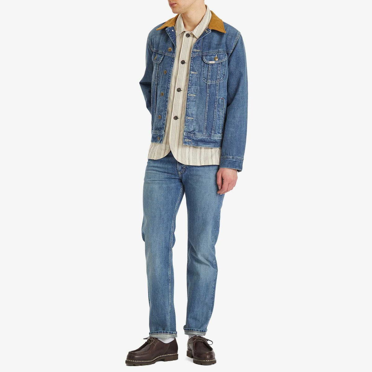 Paul Smith Men's x Lee Custom Selvedge Denim 101 Jeans in Blue