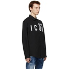 Dsquared2 Black Icon Dropped Shirt