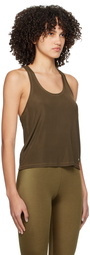 TOM FORD Brown Scoop Neck Tank Top