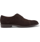 Hugo Boss - Coventry Suede Derby Shoes - Brown
