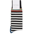 Paul Smith - Striped Stretch Cotton-Blend Socks - Multi