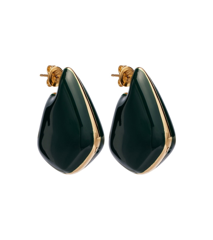 Photo: Bottega Veneta Fin Small sterling silver earrings