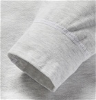Save Khaki United - Mélange Fleece-Back Cotton-Blend Jersey Sweatshirt - Gray