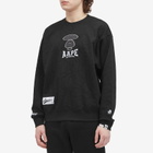 Men's AAPE Camo Ice Hockey Sweatshirt in Black