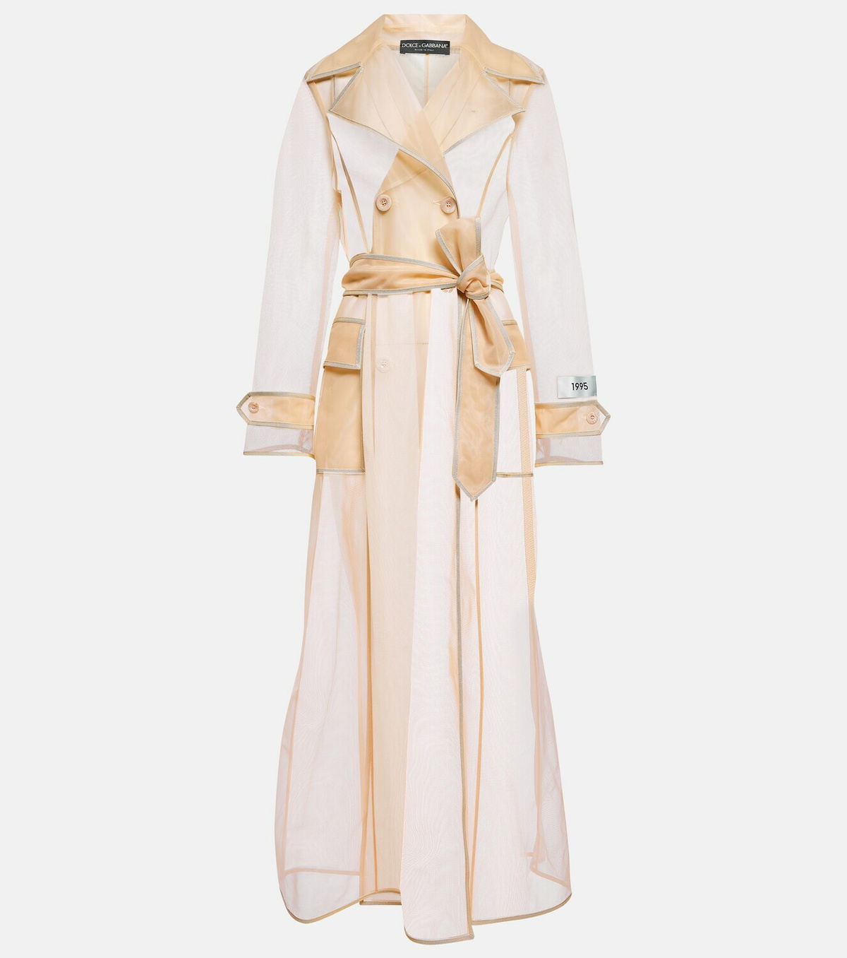 Dolce&Gabbana - x Kim marquisette trench coat Dolce & Gabbana