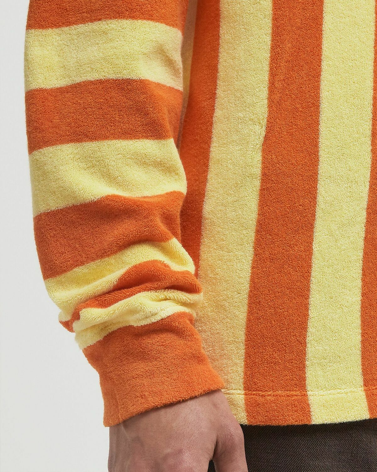 Edmmond Studios POOL POLO STRIPES orange Men