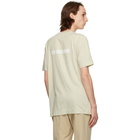 1017 ALYX 9SM Beige Mirrored Logo T-Shirt