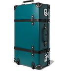 Globe-Trotter - 30" Leather-Trimmed Trolley Case - Blue