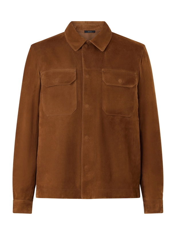 Photo: TOM FORD - Panelled Suede Jacket - Brown