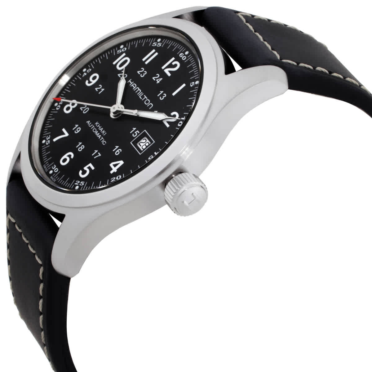 Hamilton Khaki Field Automatic Black Dial Mens Watch H70605733