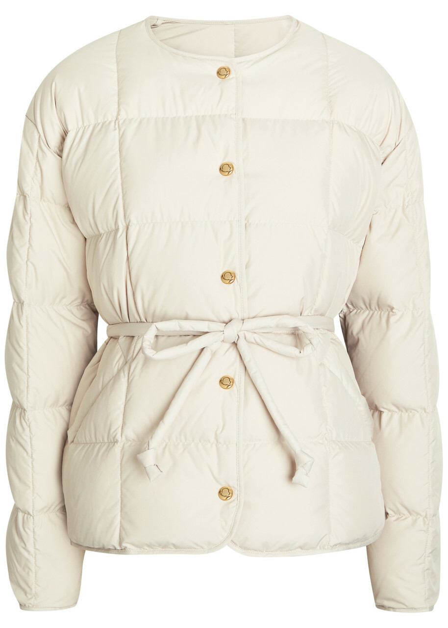 【送料&関税込】Moncler nades Beige Polyester Blend Jacket Moncler nades Beige Polyester Blend Jacket Moncler