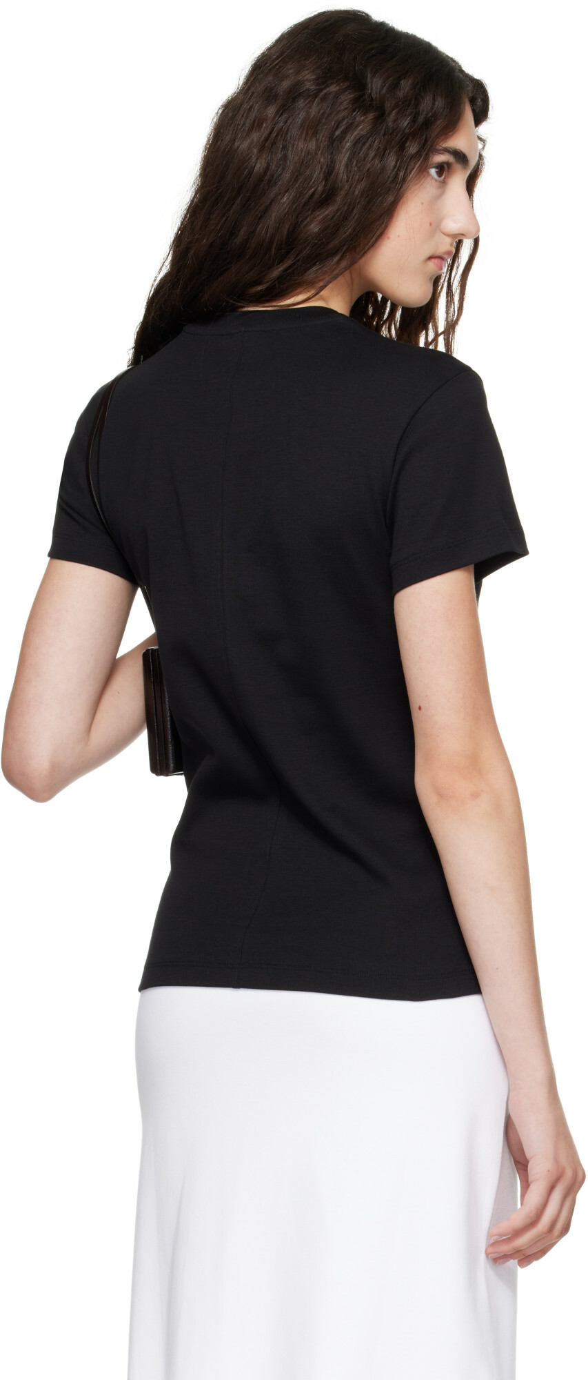 FLORE FLORE Black Monica T-shirt